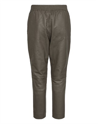 Shiloh Crop Leather Bukser 